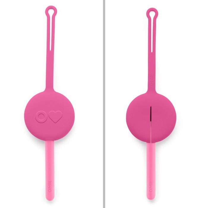 OmiePod Spoon Fork Set Bubble Pink