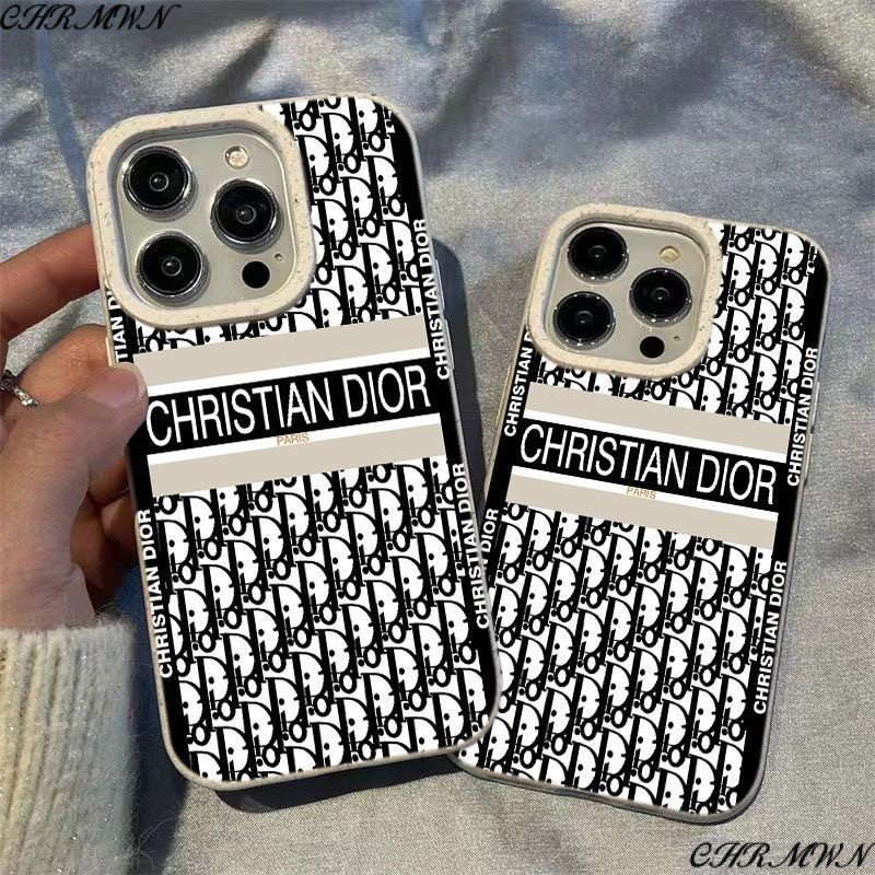 Casing ponsel kelas atas berlogo Dior cocok untuk iPhone 6/7/8 6+/7+/8+ 11 11 Pro 11 Pro Max 12/12 P