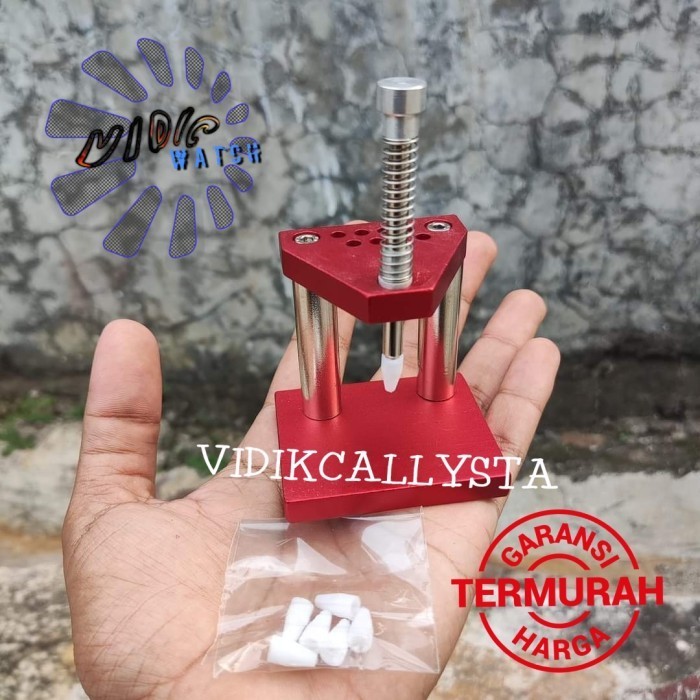 ALAT PASANG JARUM JAM TANGAN WLD BAHAN FULL BESI HAND PRESS WATCH TOOL