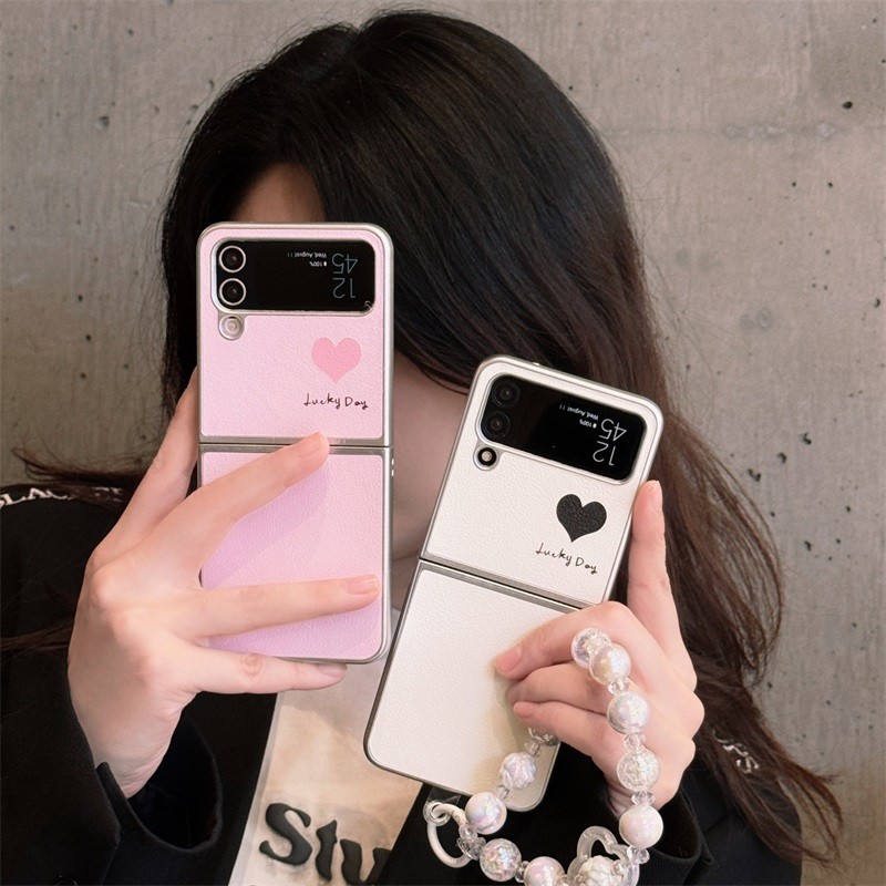 Samsung Galaxy Z Flip6Flip5 Fashion Phone Case Folding Screen Z Flip3 Z Flip4 Samsung Electroplated 