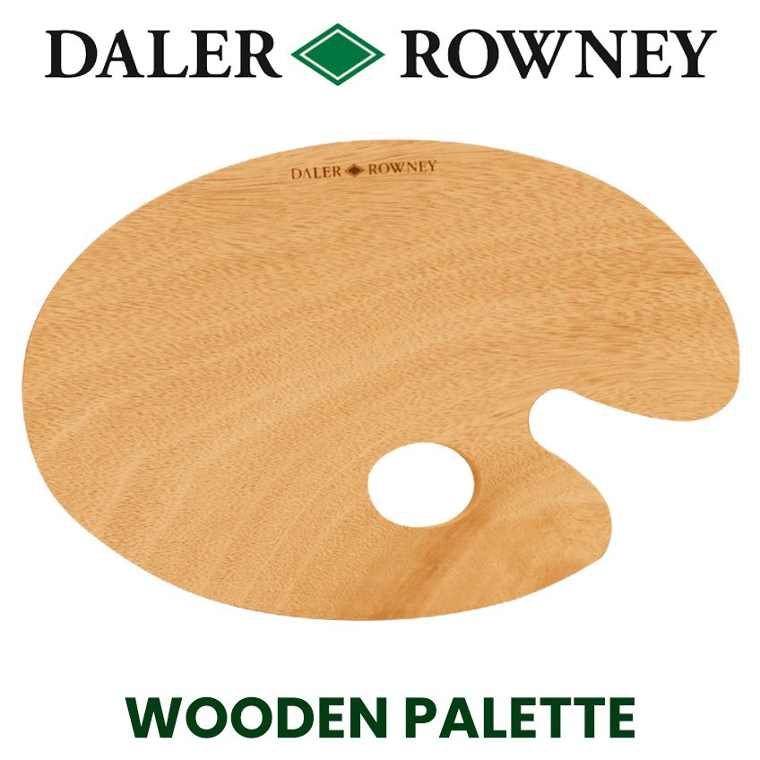 

Palet Kayu Daler Rowney Wooden Palette Pencampuran Warna