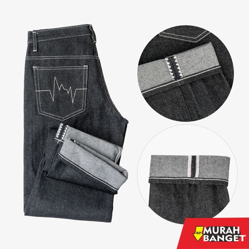 Celana Denim Pria Terbaru- Celana Selvedge Pria Selvedge Denim Selvedge Denim Original Jeans Selvedg