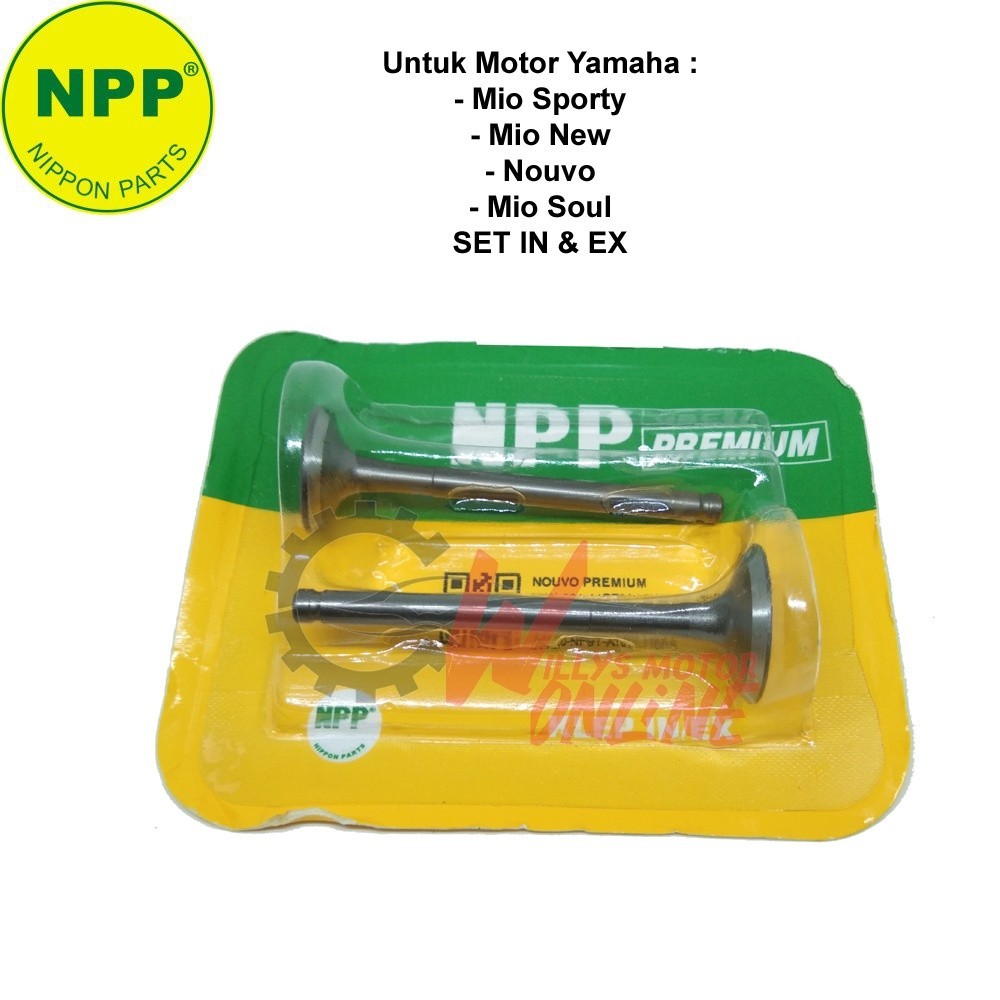 Klep Mio Sporty nouvo Mio Soul SET NPP Premium / Klep set Mio Sporty