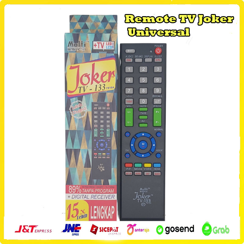 Remote TV Universal Joker Remot TV Multi Joker Universal TV LED LCD HDMI