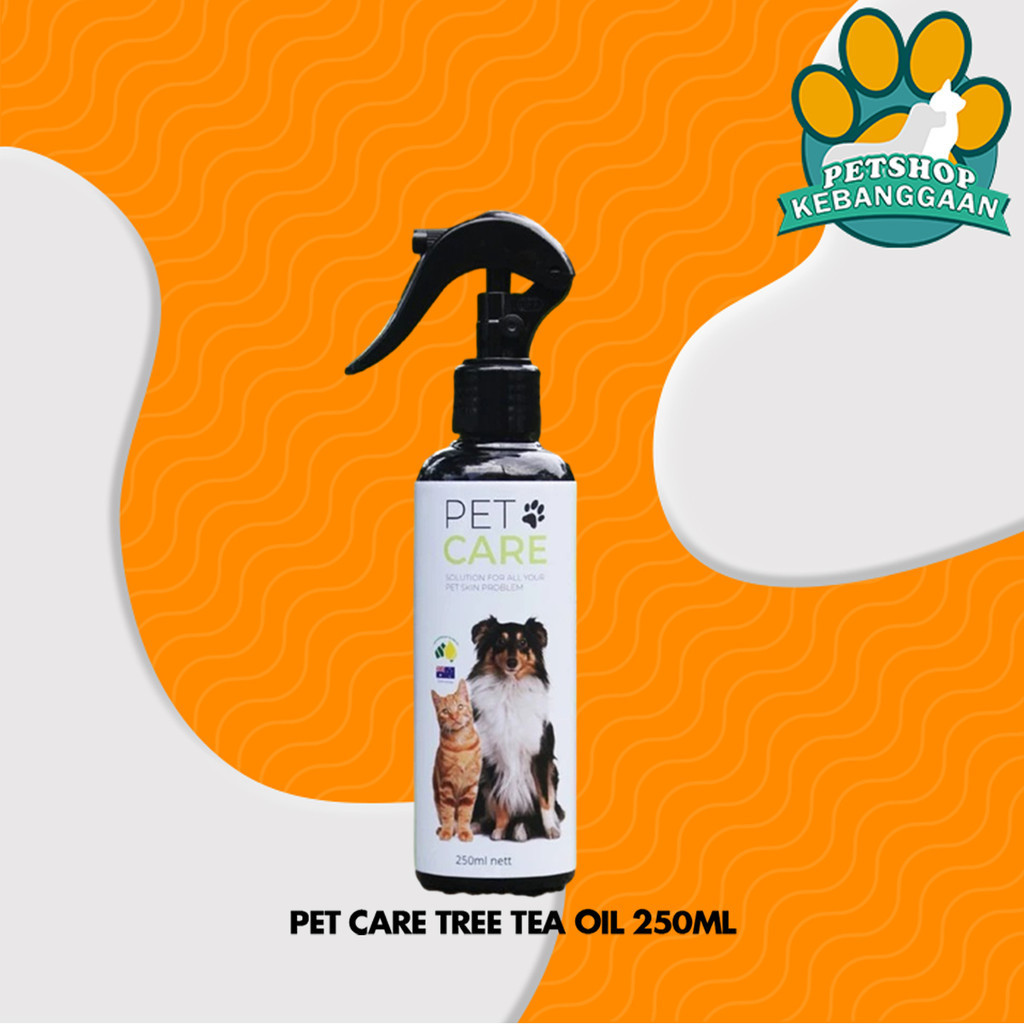 Pet Care Tea Tree Oil Spray Jamur Kutu Kucing Anjing