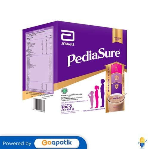 

Pediasure Mri Rasa Cokelat 900 Gram (2 X 450 ) Gram Box