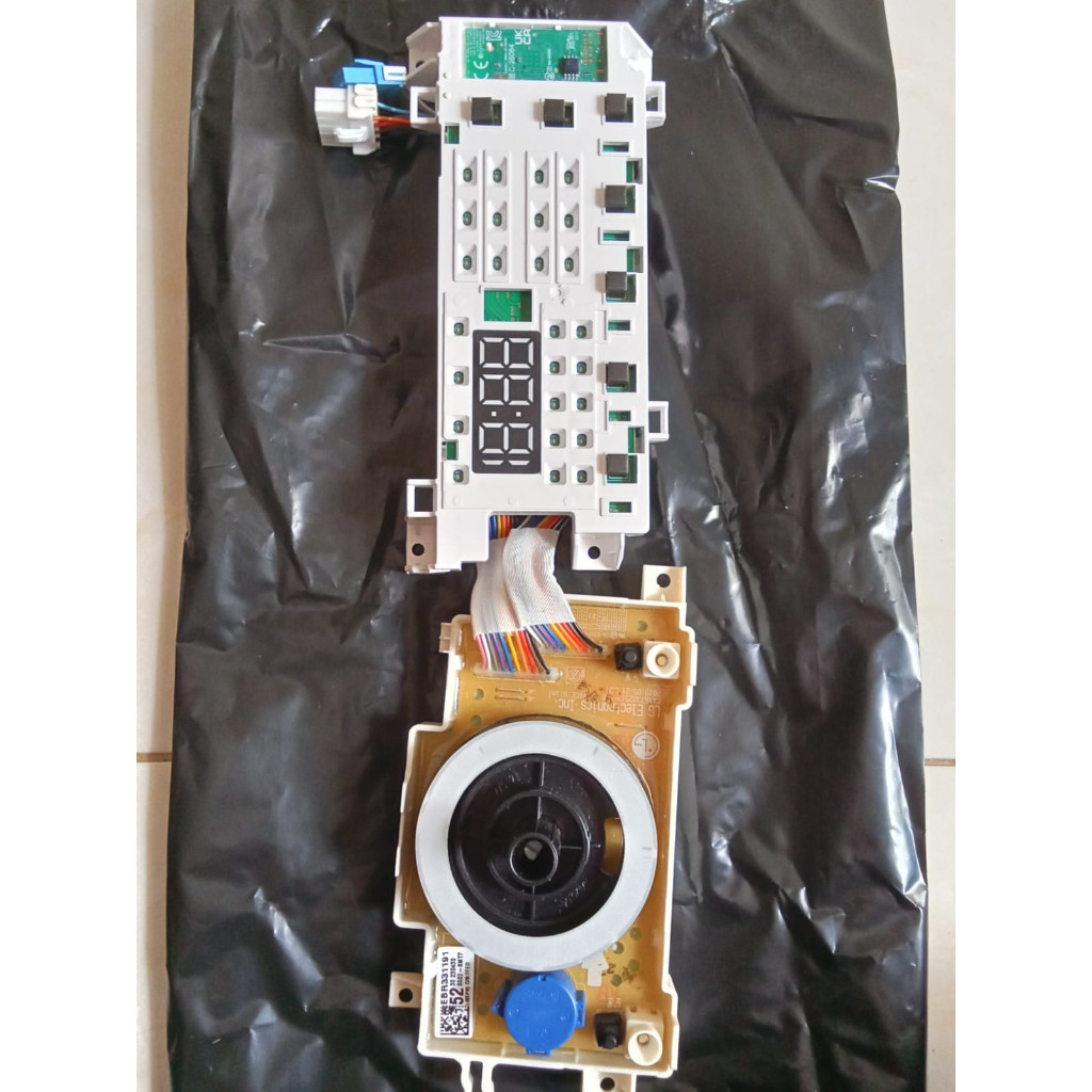 PCB DISPLAY EBR33119152 MESIN CUCI FRONT LOAD LG FV1450S1B FV1450H1B