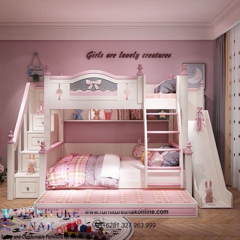 Tempat tidur Tingkat Anak Perempuan