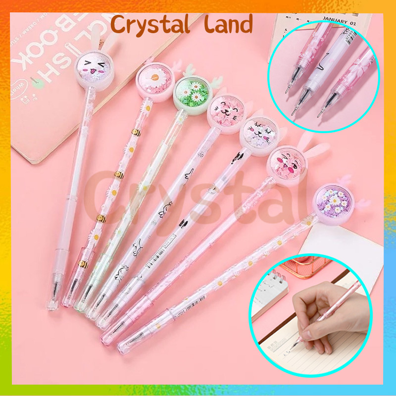 

Pena Gel Karakter Telinga Kelinci / 0.5Mm Black Ink Gel Pulpen / Alat Tulis Sekolah Lucu / Pena Gel / Stationary Sekolah