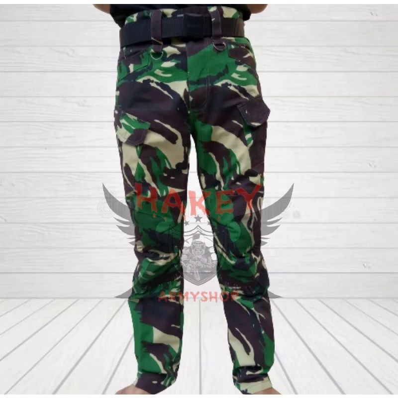 Celana Pdl Tactical Loreng Malvinas TNI / Celana Cargo Panjang Loreng / Celana Tactical Blackhawk Lo