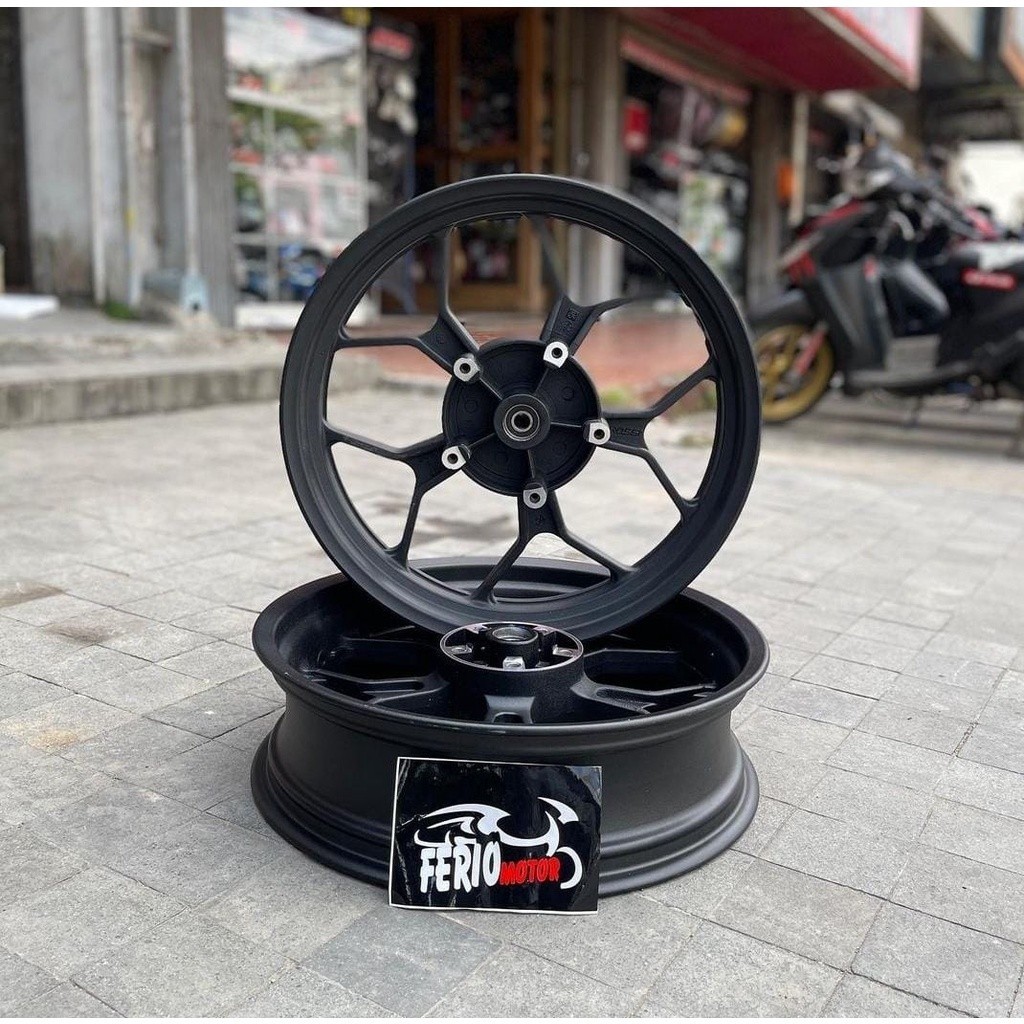 Velg pelek VRossi Rattle Yamaha R15 V2 Hitam