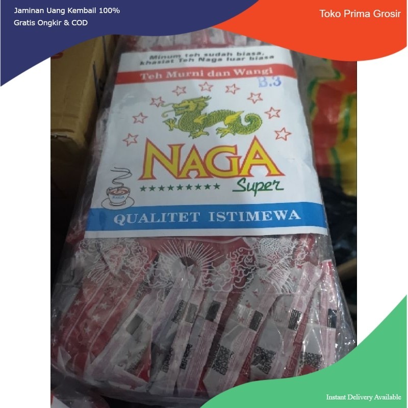 

Tea Cap Naga Asli Kota Malang, 1 Pack Isi 10 Bks