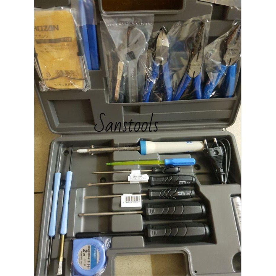 promo {alat tukang} HOZAN S22 electrical toolkit set HOZAN S-22 JAPAN Hand Tools -Tool Kit-alat tuka