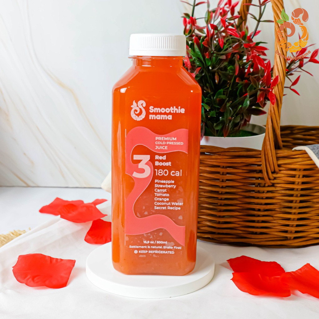 

Jus Kesehatan Juice Cold Pressed Smoothie Red Boost Smoothiemama 500ml BEST SELLER Aneka Juice Aneka Jus Kesehatan Detox Segar