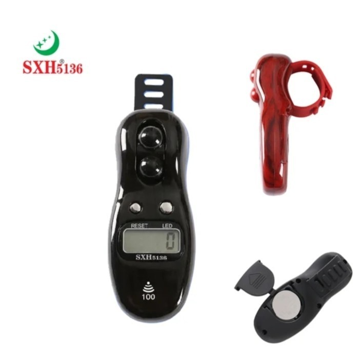 Tasbeh Led Digital Tasbih Buzz Kayu Marmer Alarm bunyi beep