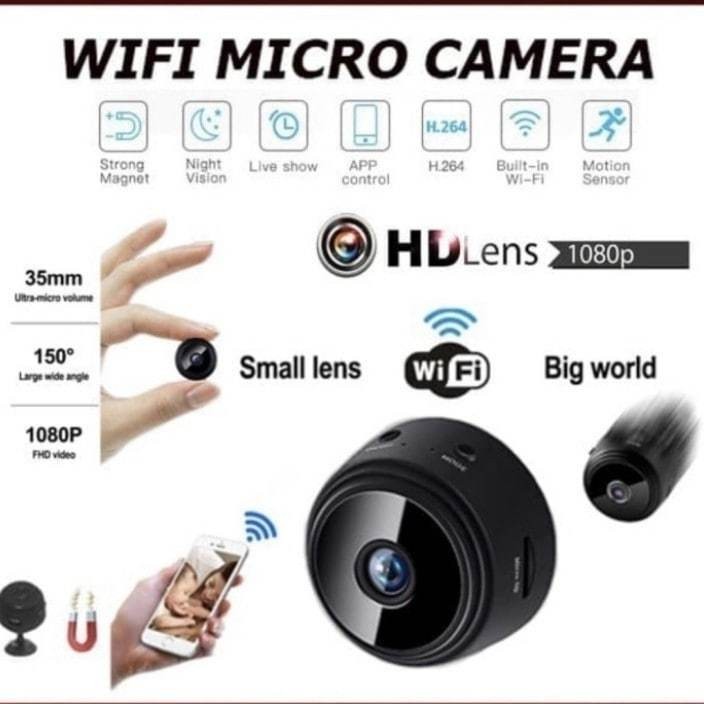 Camera Mini Tokyo / Taffware Mini WiFi IP Camera CCTV 1080P - A9 ORIGINAL | MC