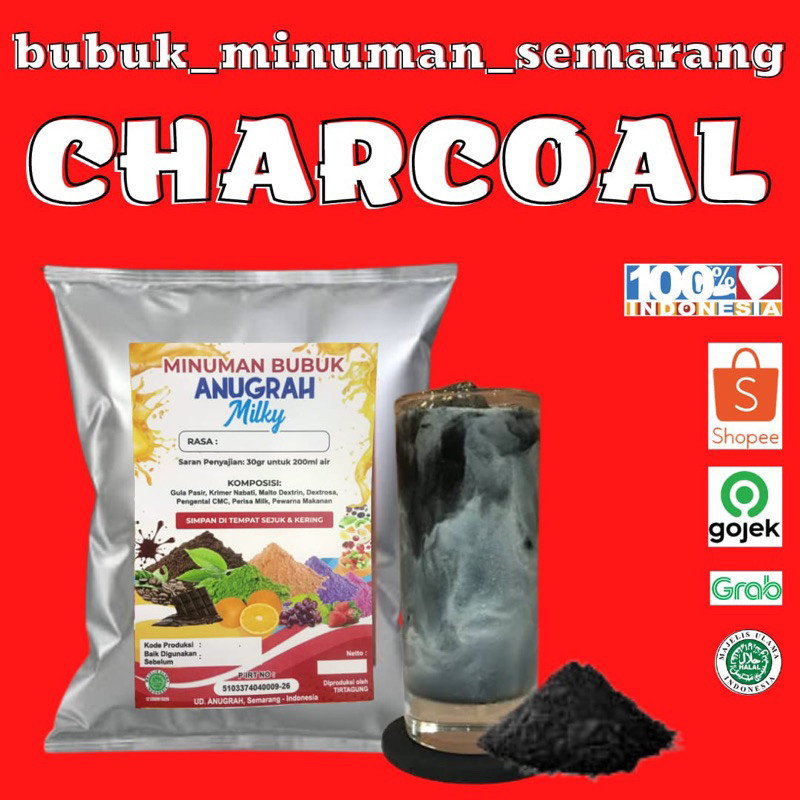 

Bubuk Minuman Charcoal Powder Charcoal 500grGratis Ongkir & COD