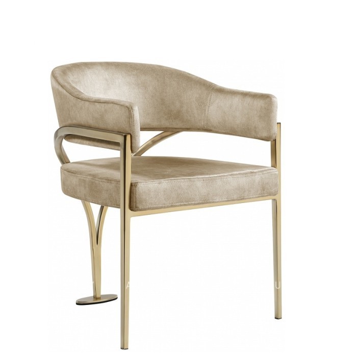 Kursi makan stainless gold kursi makan terbaru