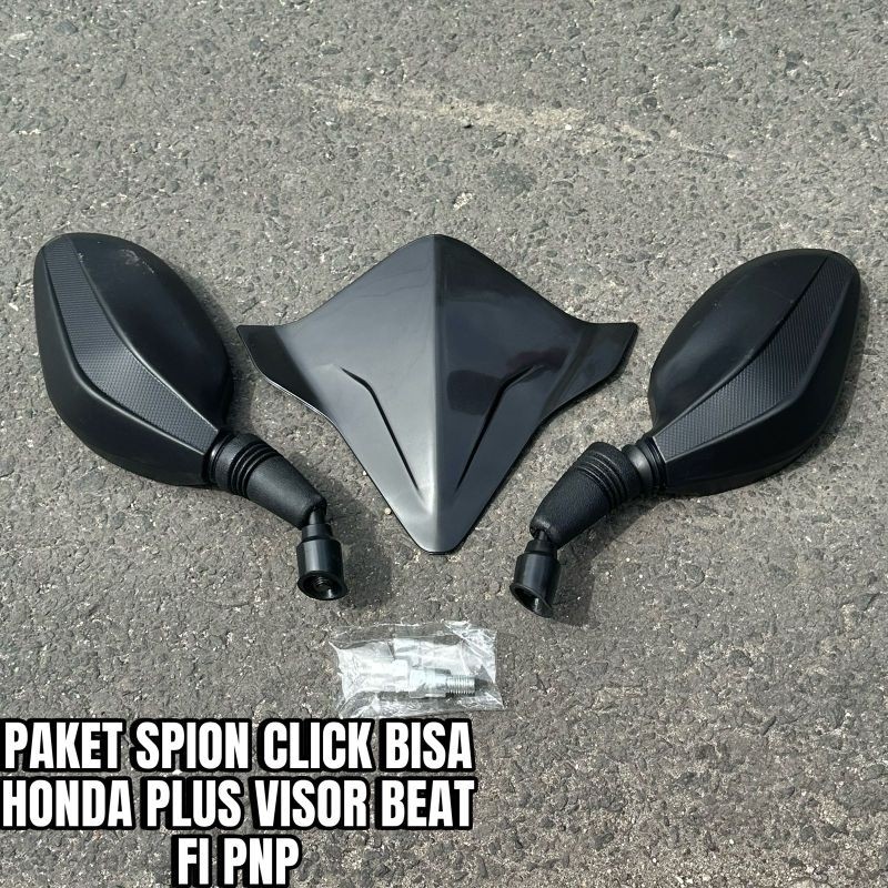 PROMO PAKET SPION HONDA CLICK SPION PCX PLUS VISOR BEAT FI 2016 - 2020 ORIGINAL