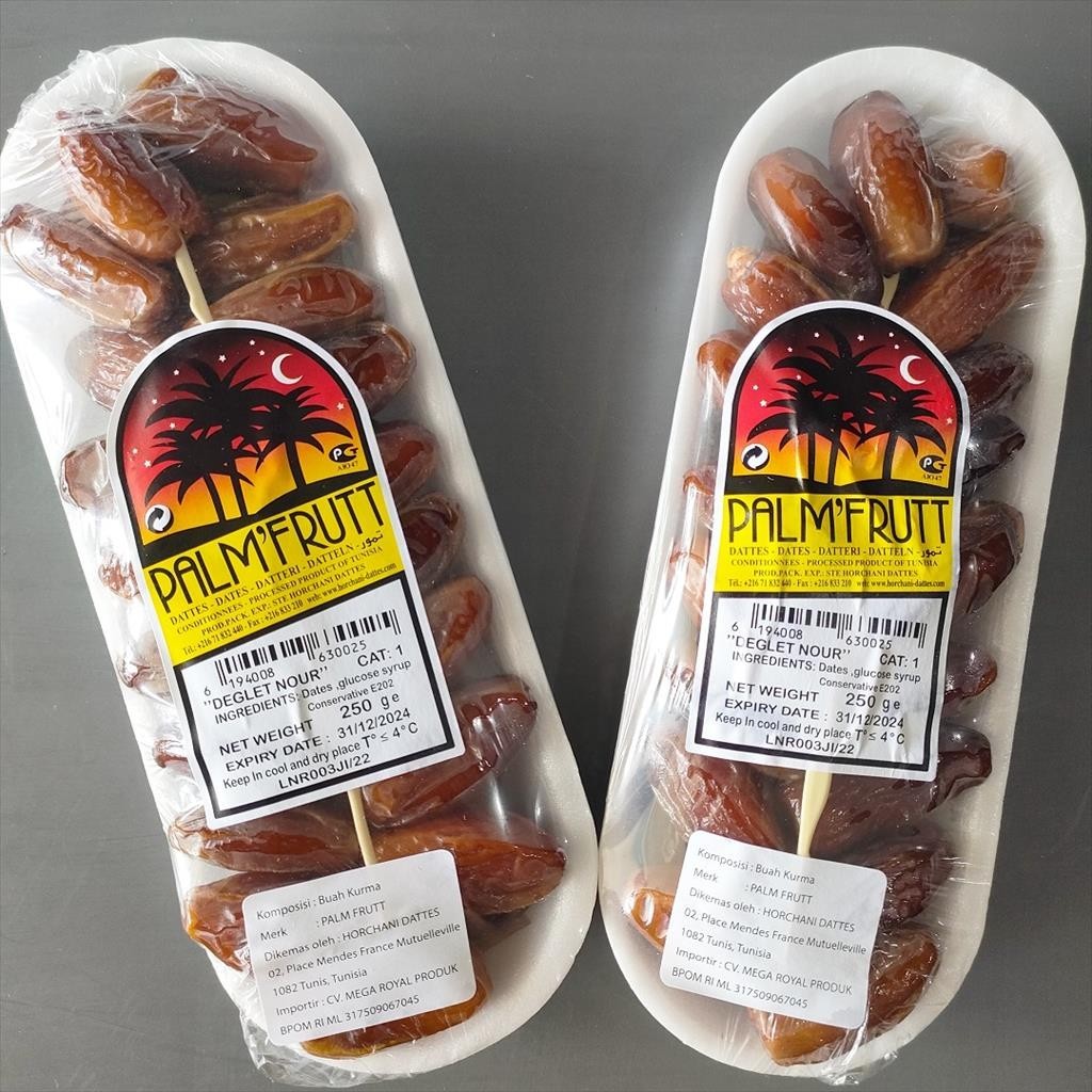 

Kurma Palm Frutt Tunisia 250g Deglet Nour Dates