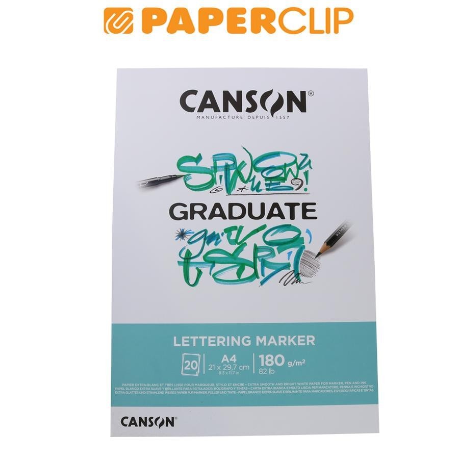 

SKETCHBOOK A4 CANSON GRADUATE LETTERING MARKER 31250P026