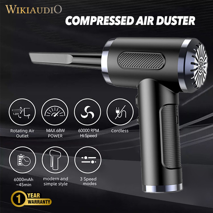 Wireless Air Duster Blower Pembersih Komputer PC Laptop Kamera