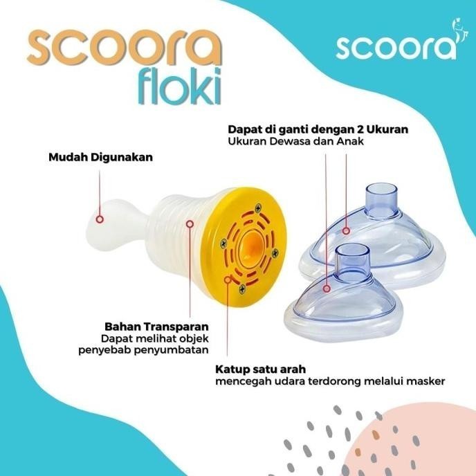 SCOORA Floki Alat Anti Sedak Untuk Anak Dan Dewasa