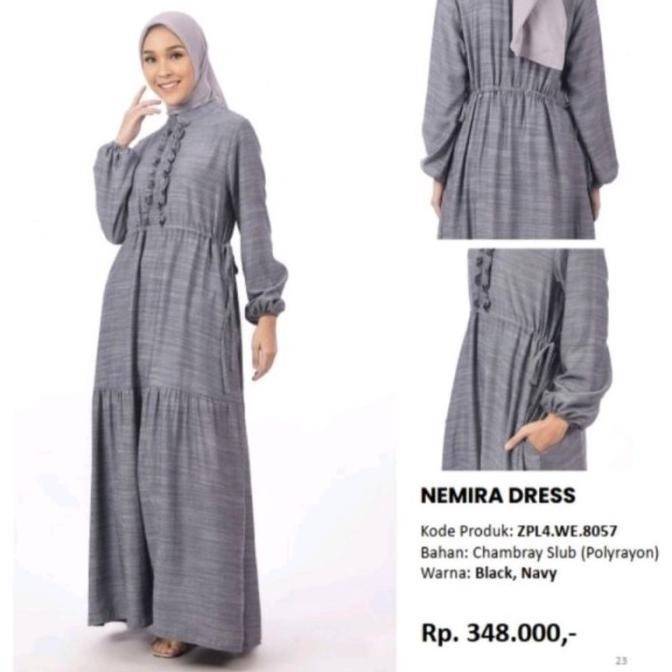 promosi toko Zoya Pakaian Wanita Gamis Busana Muslim Nemira Dress