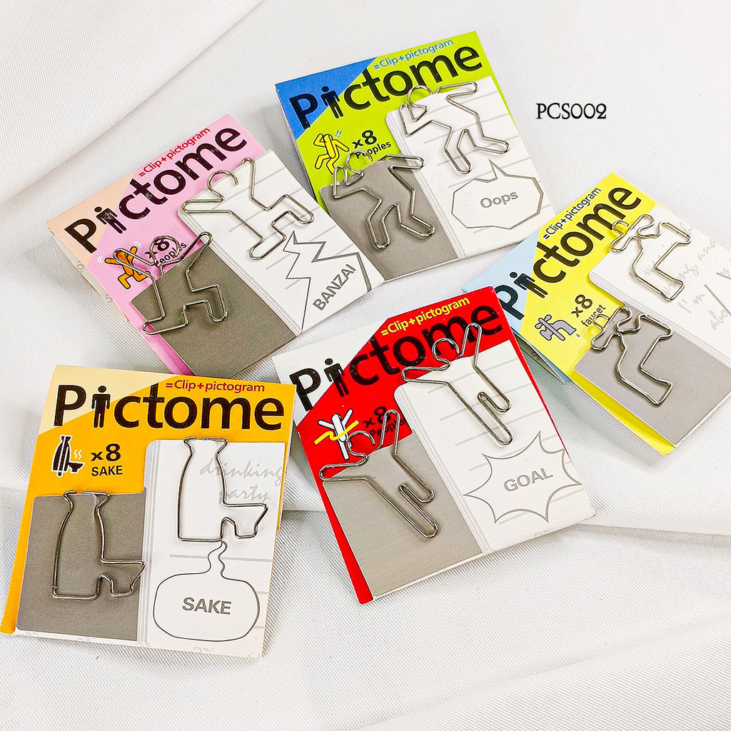 

Penjepit Kertas Paper Clip Transparant Motif Lucu PCS002