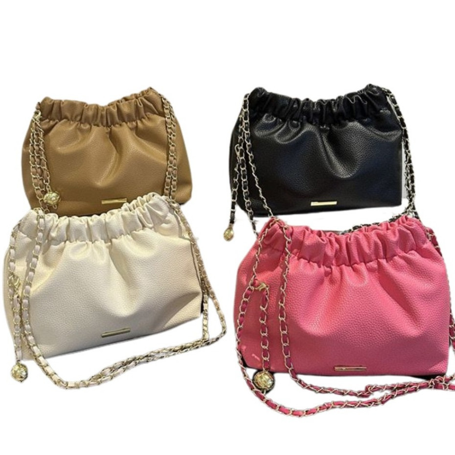 Tas Selempang Wanita Serut Magnet Fashion I Tas Selempang