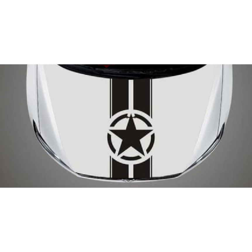 Stiker Cutting Kap Mesin Mobil Cutting Sticker Variasi lis kap minimalis