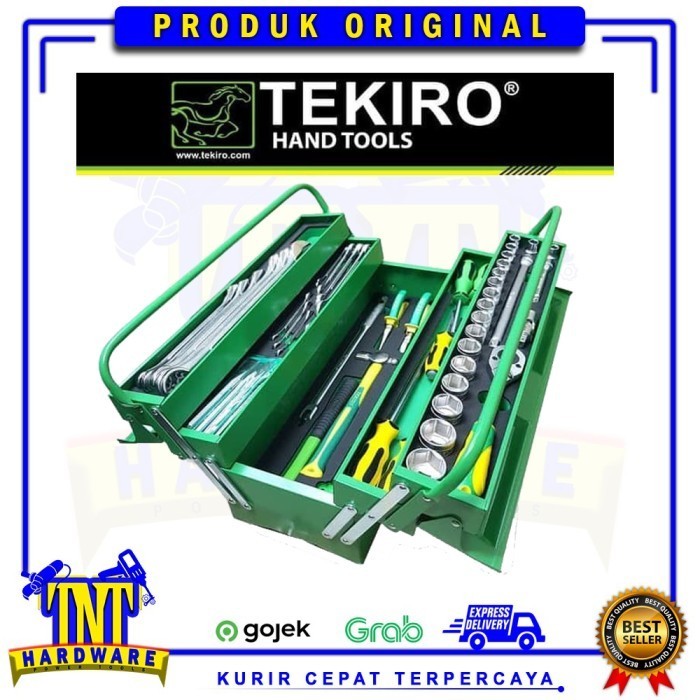 TEKIRO TOOL BOX SET 66 PCS/MEKANIK TOOLS /ALAT PERKAKAS /TOOL SET