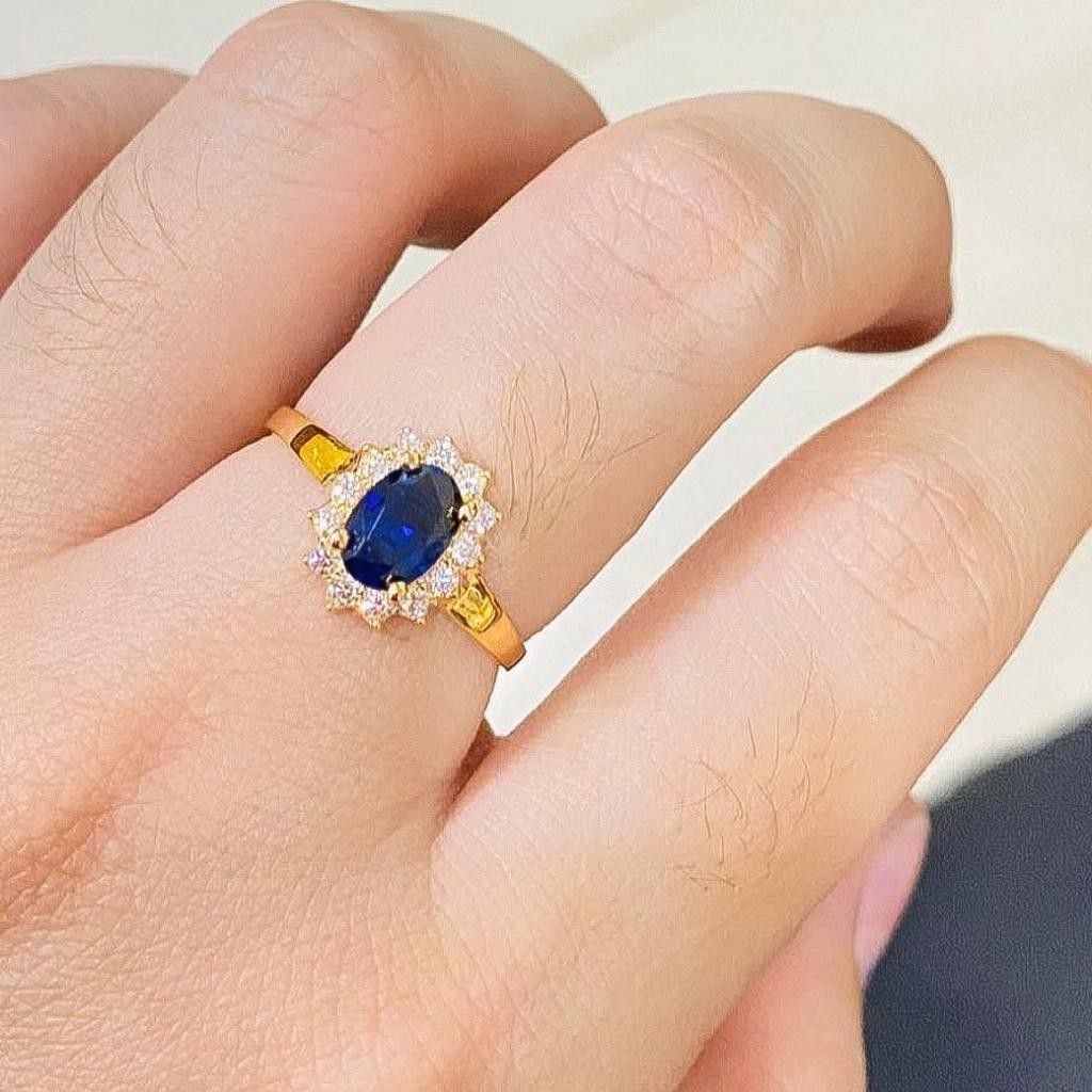 Cincin set anak dan dewasa e asli  700 750 16k 17k liontin lady diana whiteg permata warna biru navy