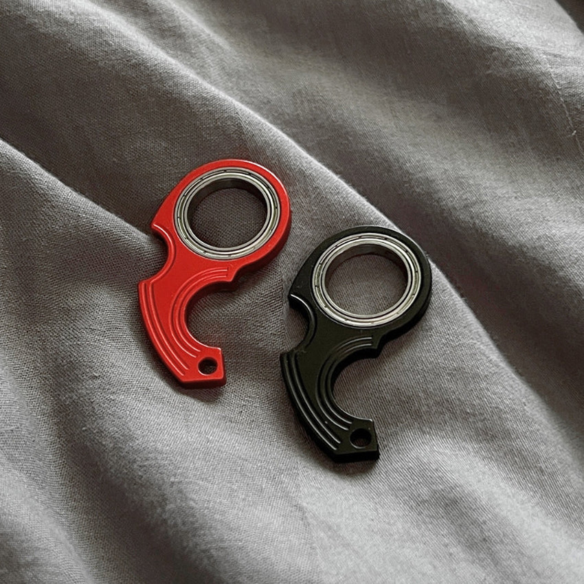 Keyrambit Gantungan Kunci Karambit Spinner Keychain Bearing
