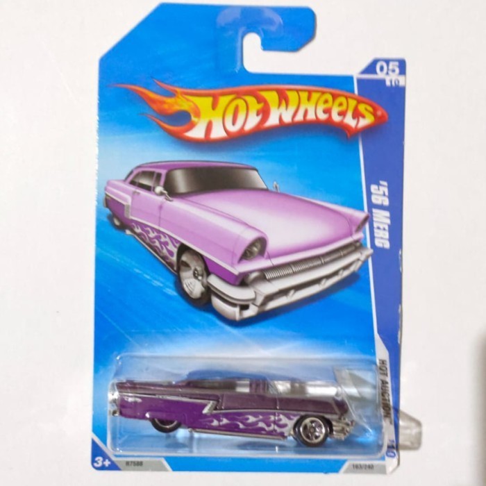 HW Hot Wheels 56 Merc ungu 2010 open kap mesin - Blister Bagus -DD24