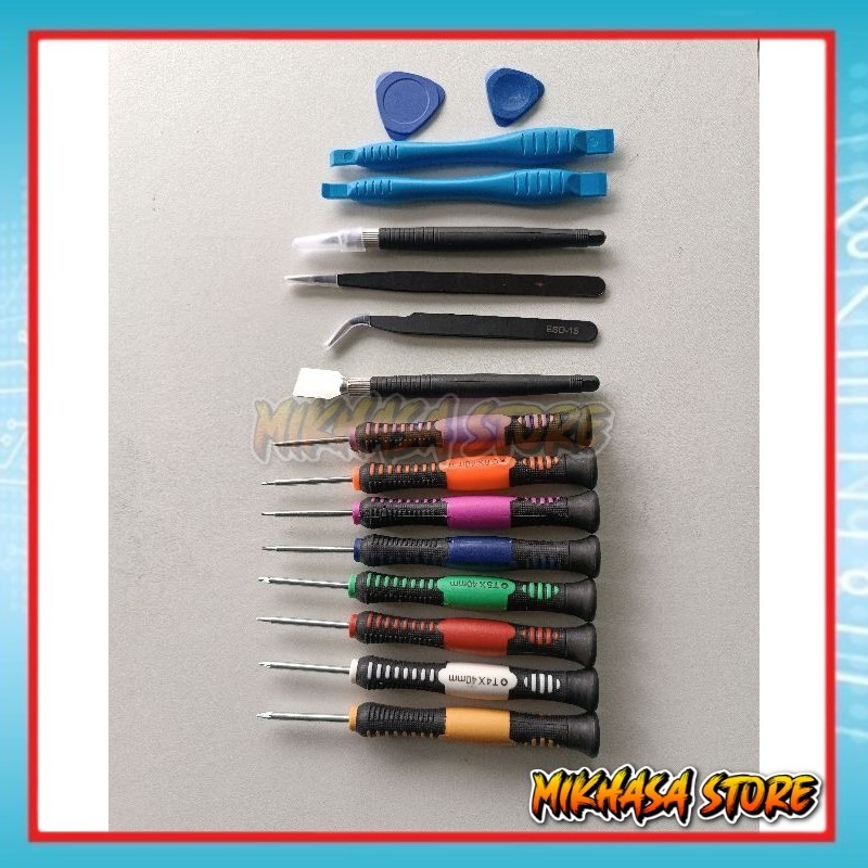 Tool Set Obeng Smartphone Lengkap 16 In 1 Tool Kit Android Iph Peralatan Service Hp