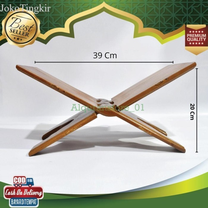 

Baca Alquran Rehal Rekal Lipat Sedang Besar Ukir Kayu Mahoni Plitur murah