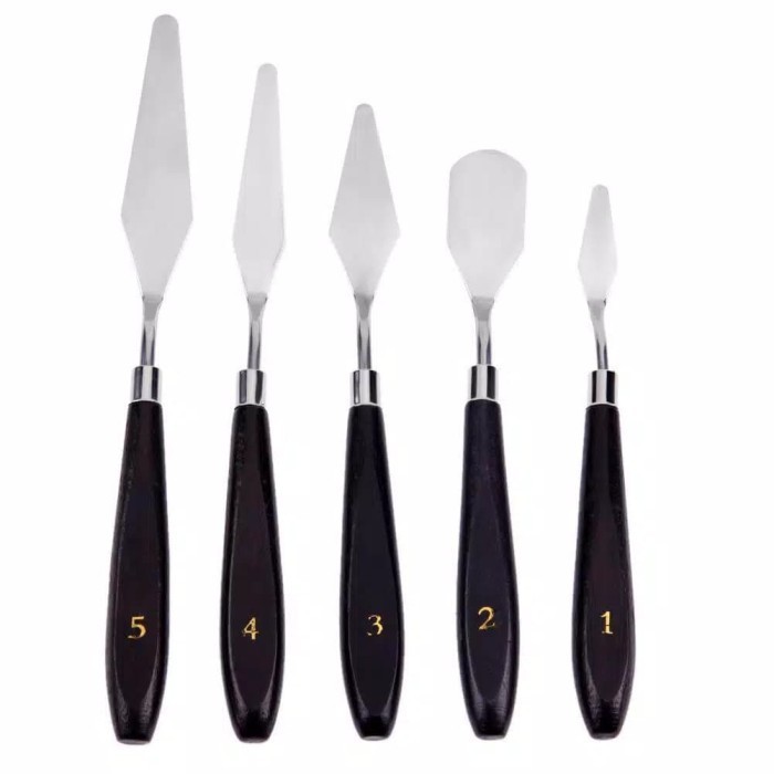 

Palette Knives Set Scraper Alat Lukis Painting Spatula Stainless