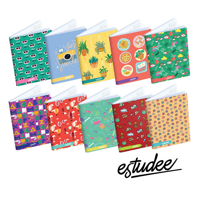 

BUKU TULIS ESTUDEE F KWARTO 58 FANCY COLOR ISI 10