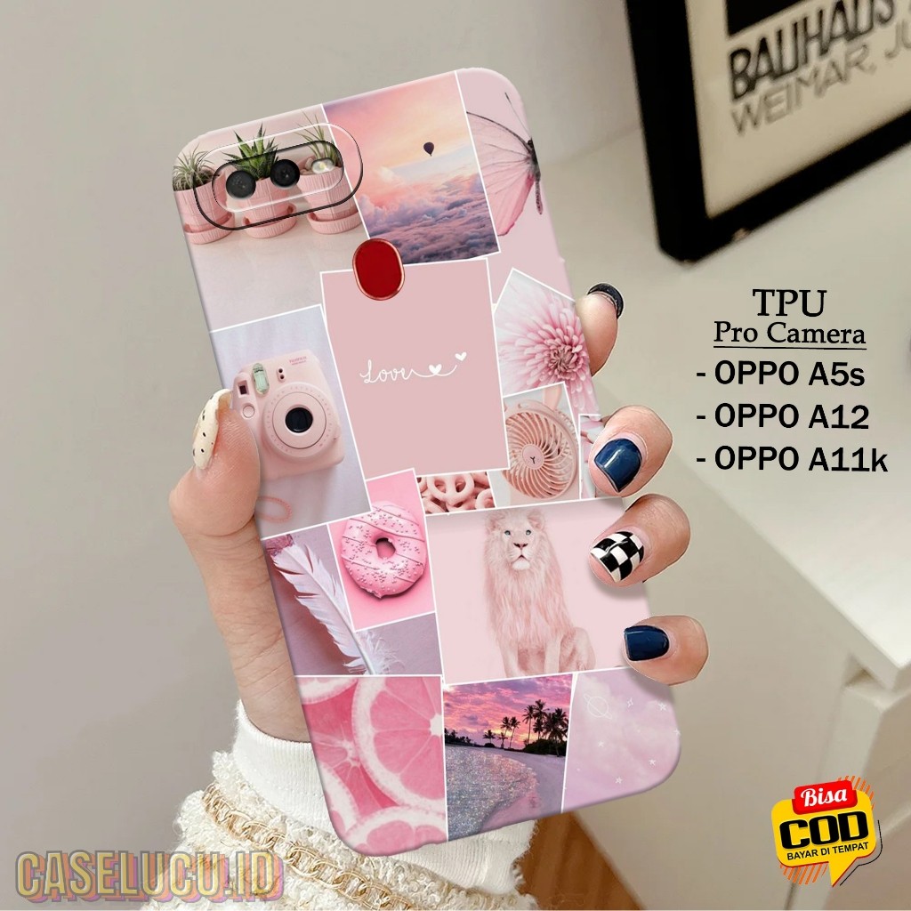 Casing Hp OPPO A5s / A12 / A11k - Fashion Case AESTHETIC - Case OPPO A5s / A12 / A11k - Soft Case Hp