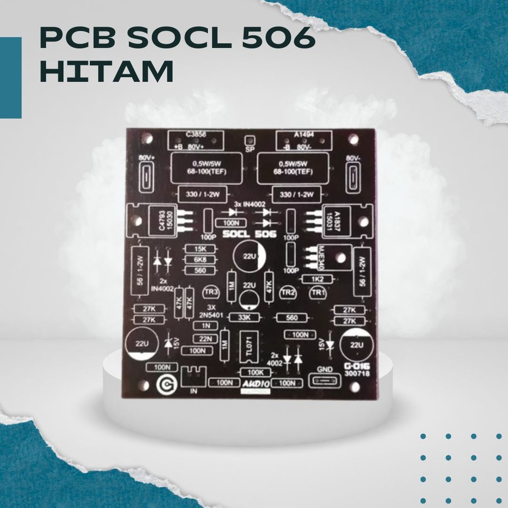 PCB Driver Power SOCL 506 – Rangkaian Amplifier High Power