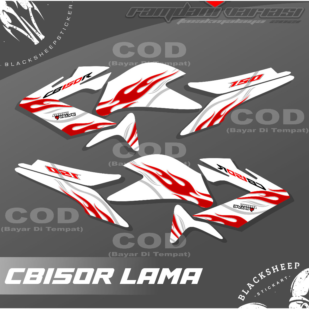STRIPING CB150R OLD - STRIPING CB150R LAMA - STRIPING STIKER CB150R