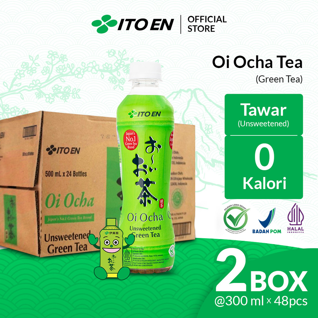 

ITO EN Oi Ocha 300ml No Sugar isi 48 pcs -2 Box / 2 Ctn / 2 Dus