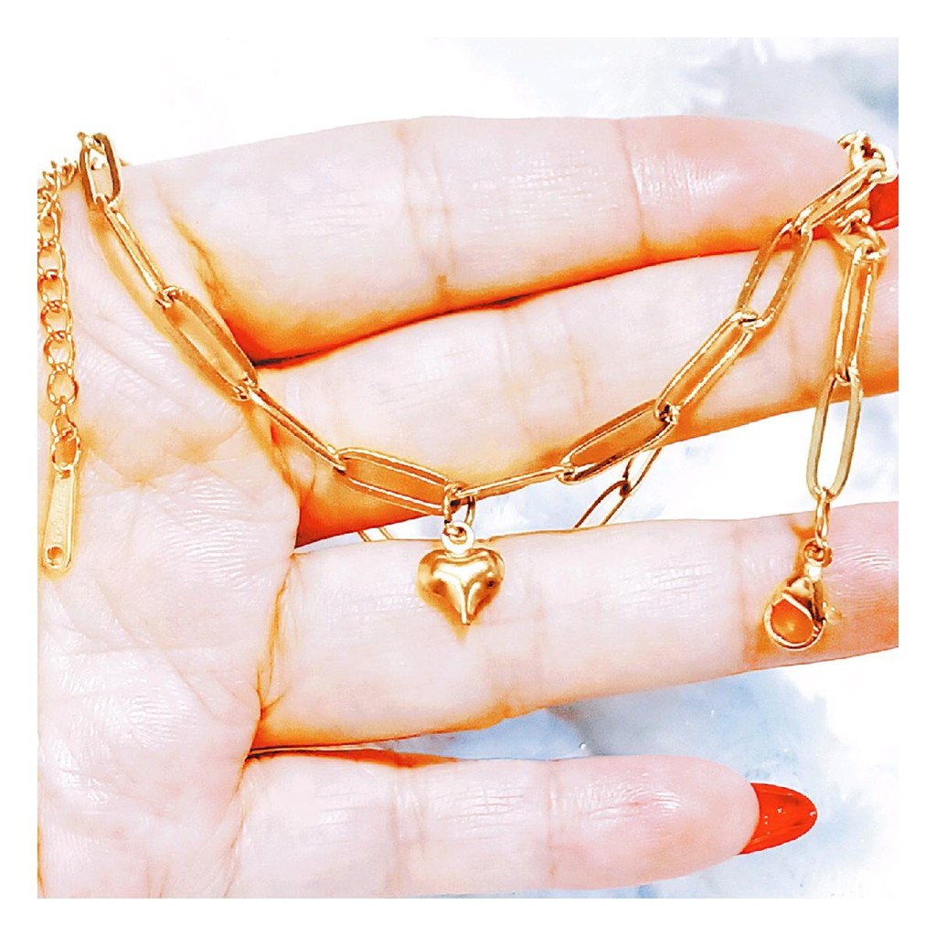 Kalung titanium modern 40cm+5cm