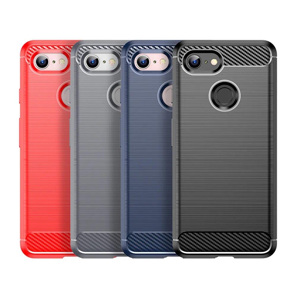 Phone Casing case Google Pixel 3 Google Pixel 3 XL 3XL Pixel3 Pixel3XL Brushed Texture Kevlar Carbon