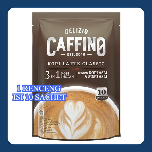 

CAFFINO LATTE CLASSIC ISI 10 SACHET X 20 GR - KOPI