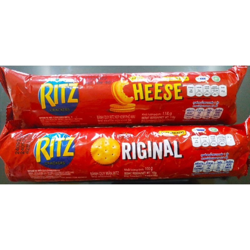 

Ritz Cheese / Ritz Choco 91 gr