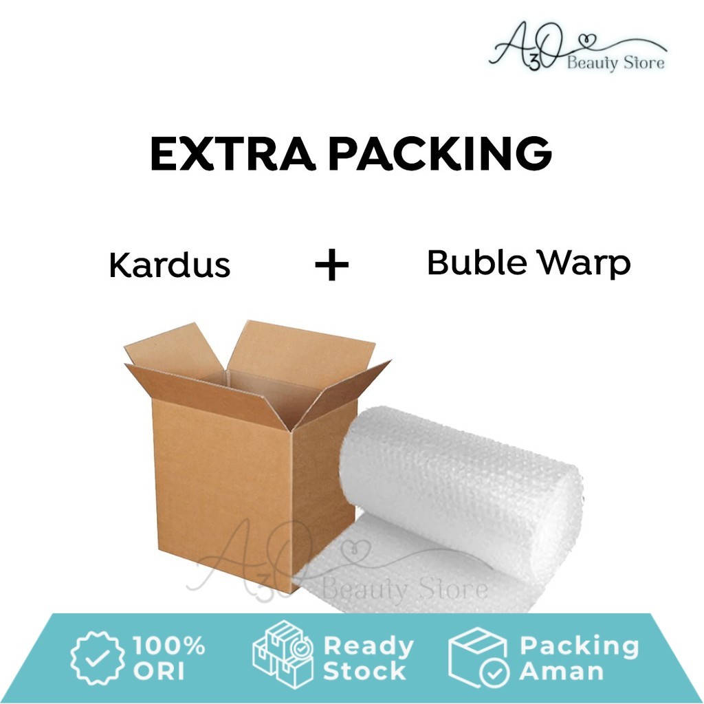 

Extra Packing Tambahan Bubble Wrap + Box