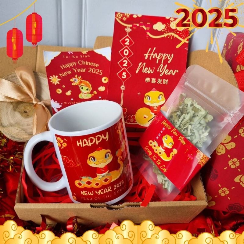

Kado Cantik Unik Murah Hampers Hari Raya Idul Fitri / Hampers Imlek Chinese New Year / Kado Imlek Shio Ular / Hadiah Sincia ( CHEN )