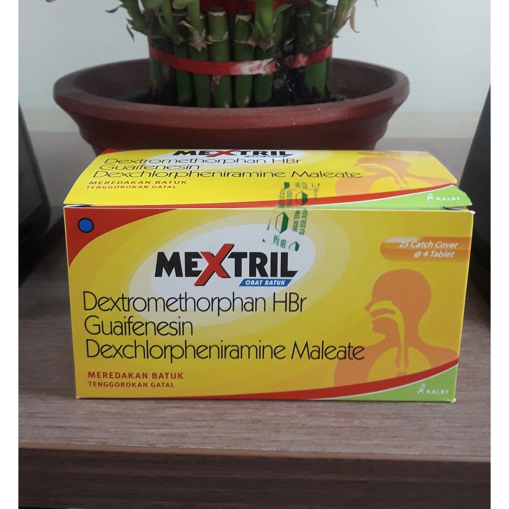 Mextril Box / Obat Batuk / Tenggorokan Gatal Tablet   isi 25 strip